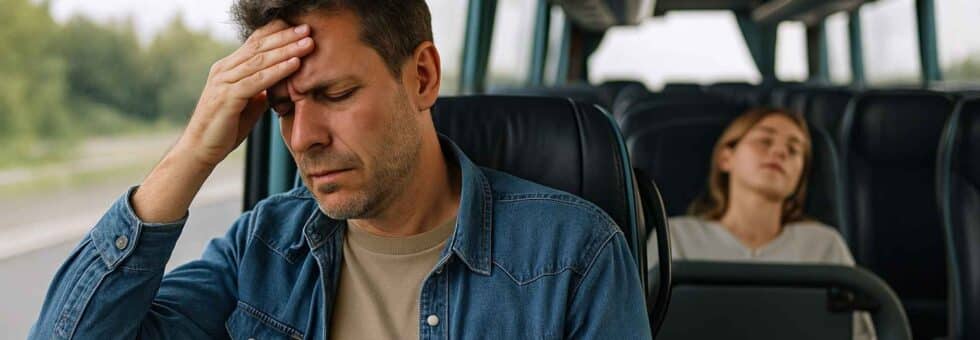 Choroba lokomocyjna – jak radzić sobie podczas podróży busem do pracy za granicą?